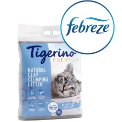 Tigerino Premium kattegrus - Febreze Cotton Fresh