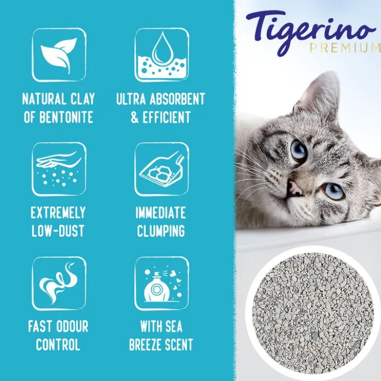 Tigerino Premium kattegrus - Havbrise