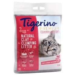 Tigerino Premium kattegrus - Kirsebærblomstduft - begrænset sommerudgave
