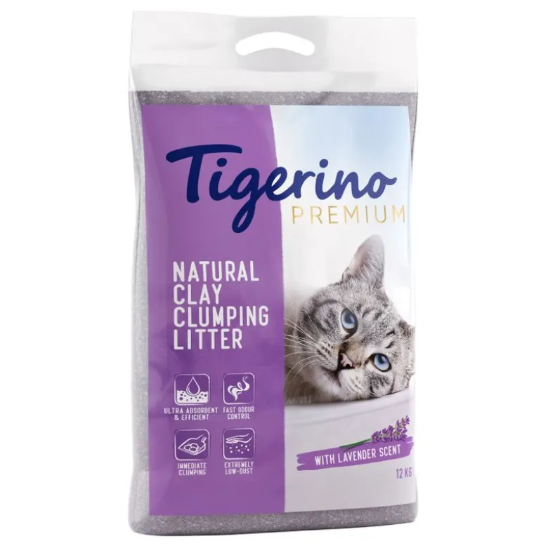 Tigerino Premium kattegrus - Lavendel