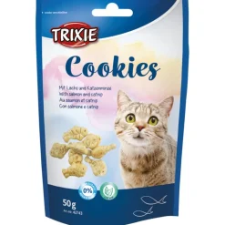 Trixie Cookies med laks & kattemynte