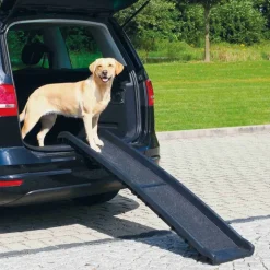 Trixie foldbar hunderampe, sort