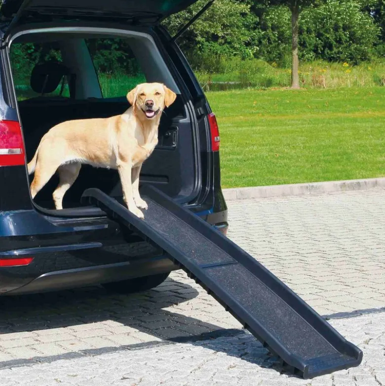 Trixie foldbar hunderampe, sort