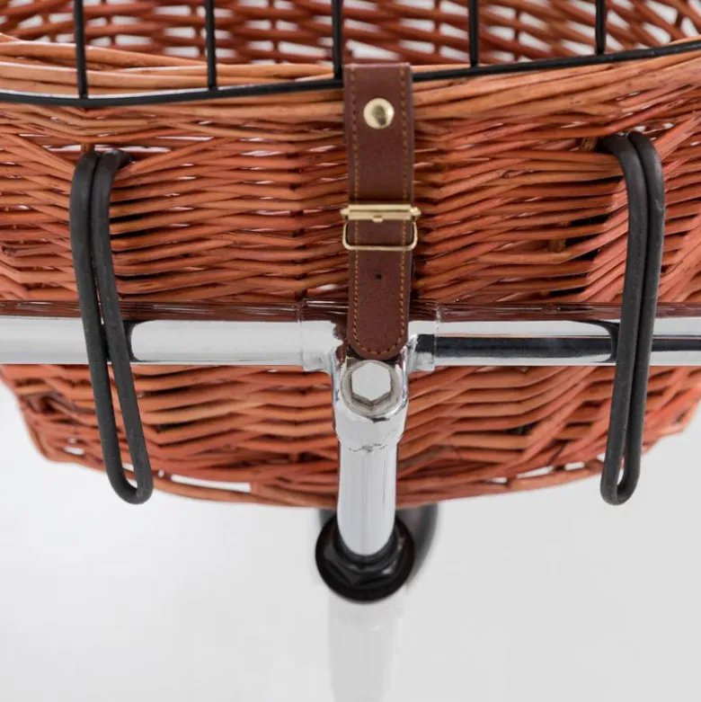 Trixie frontmonteret cykelkurv med gitter