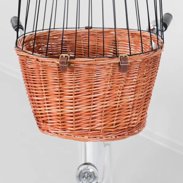 Trixie frontmonteret cykelkurv med gitter