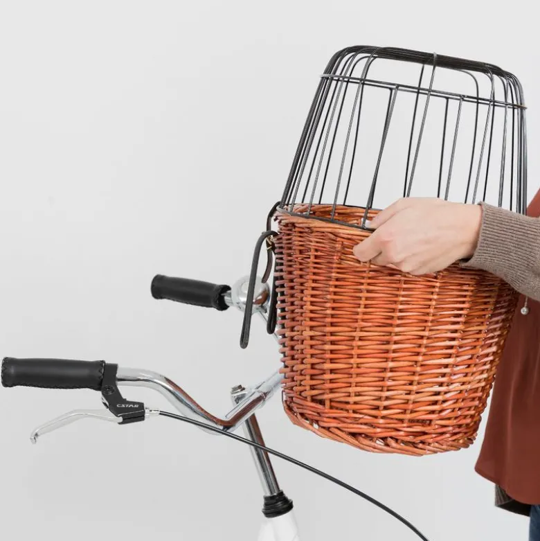 Trixie frontmonteret cykelkurv med gitter