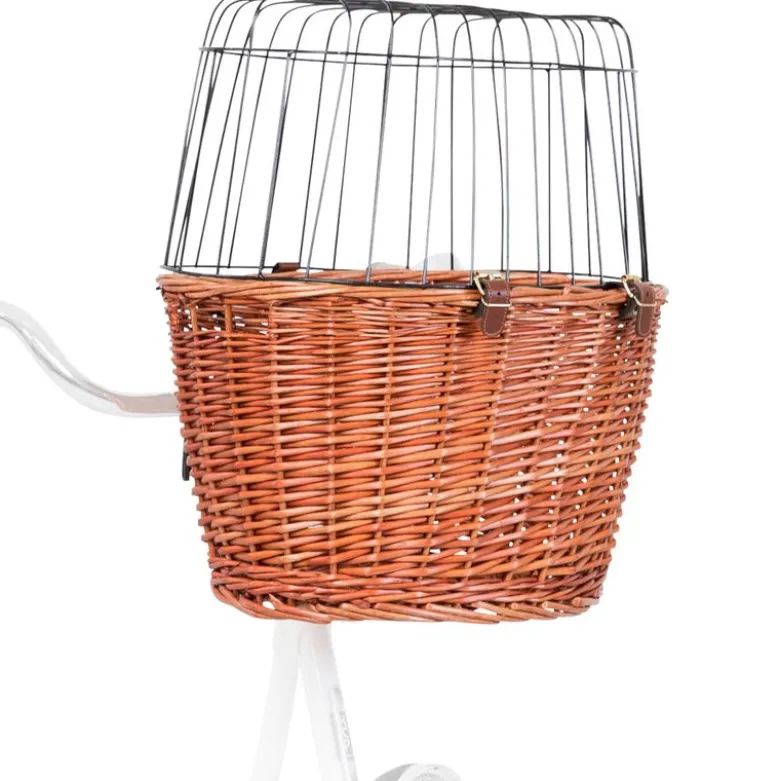 Trixie frontmonteret cykelkurv med gitter