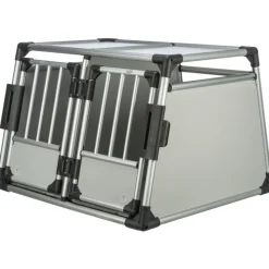 Trixie hundebur Aluminium dobbelt