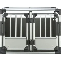 Trixie hundebur Aluminium dobbelt