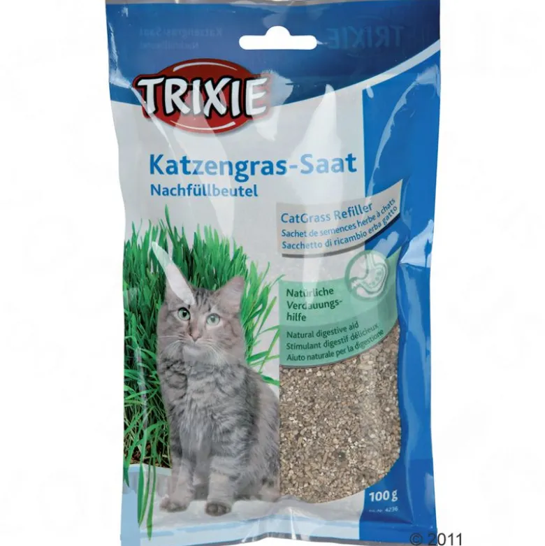 Trixie Kattegræs Multipack