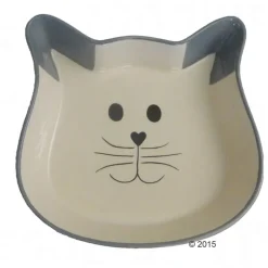 Trixie keramikskål med katteansigt