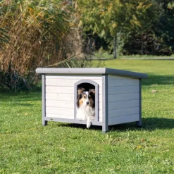Trixie Natura Classic hundehus med fladt tag