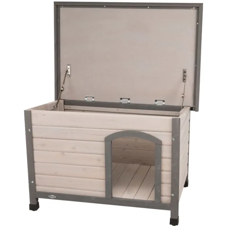 Trixie Natura Classic hundehus med fladt tag