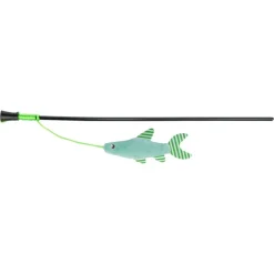 Trixie play fiskestang plysfisk med katteurt