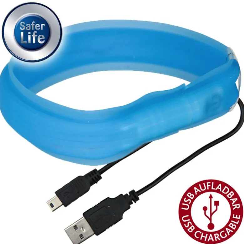 Trixie USB Flash Lyshalsbånd langhår