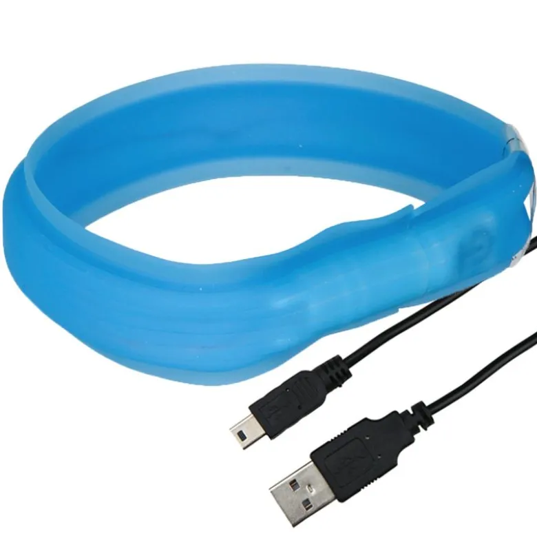 Trixie USB Flash Lyshalsbånd langhår