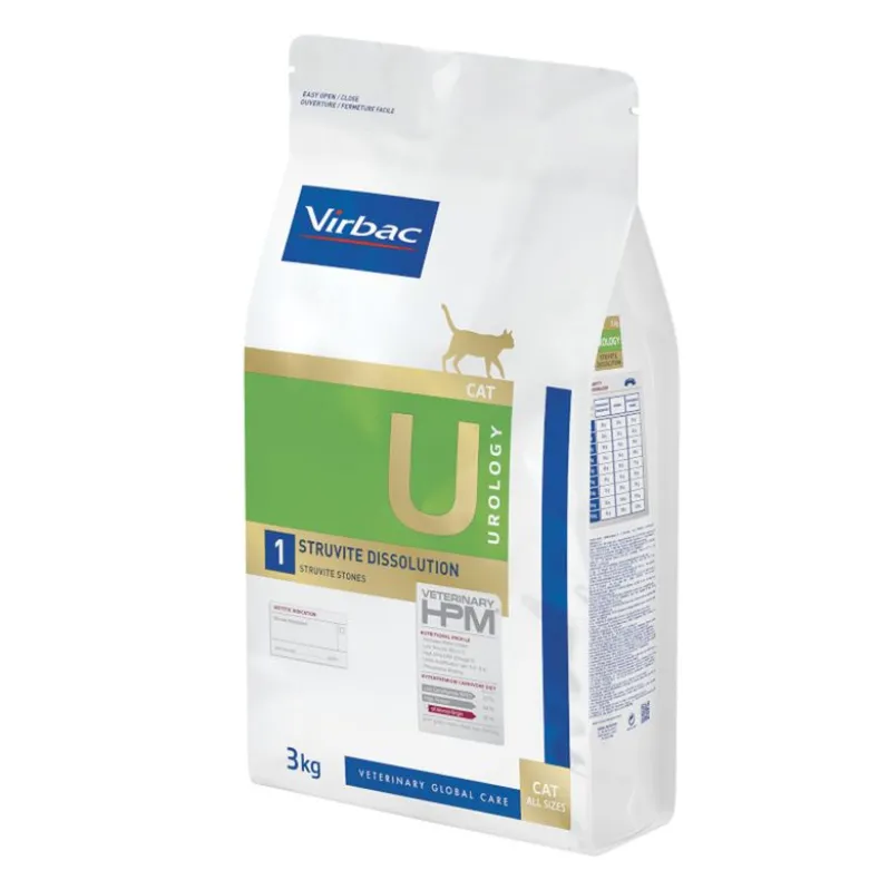 Virbac Veterinary HPM Cat Urology Struvite Dissolution U1