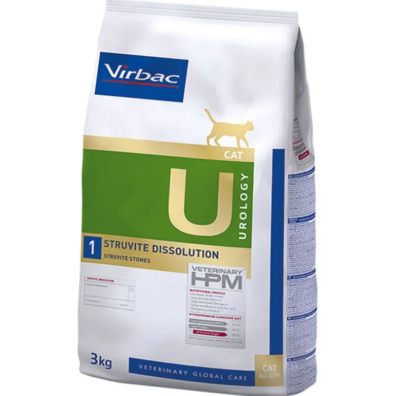 Virbac Veterinary HPM Cat Urology Struvite Dissolution U1