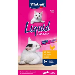 Vitakraft Cat Liquid-Snack med kylling + taurin