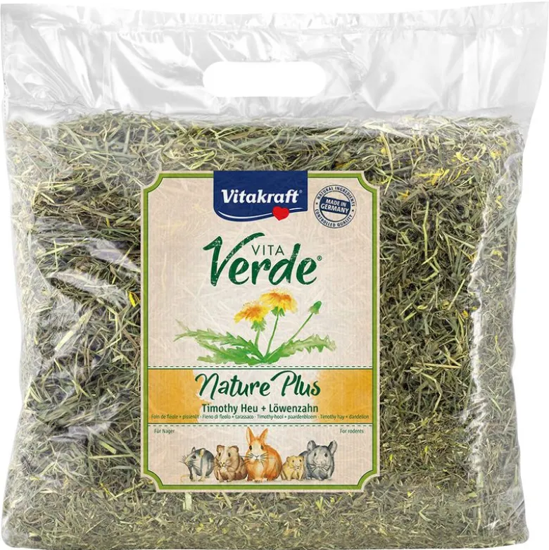 Vitakraft Vita Verde Timothy-hø med mælkebøtte
