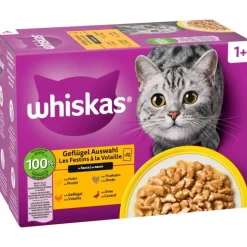 Whiskas 1+ Adult portionsposer 12 x 85 g