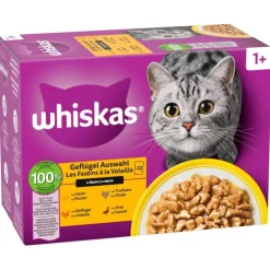 Whiskas 1+ Adult portionsposer 12 x 85 g
