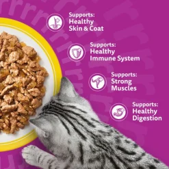 Whiskas Adult portionsposer med fjerkræ i gelé 120 x 85 g