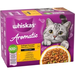 Whiskas 1+ Aromatic Selection 48 x 85 g