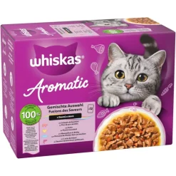 Whiskas 1+ Aromatic Selection 48 x 85 g