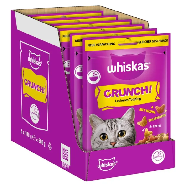 Whiskas Crunch med kylling, kalkun & and
