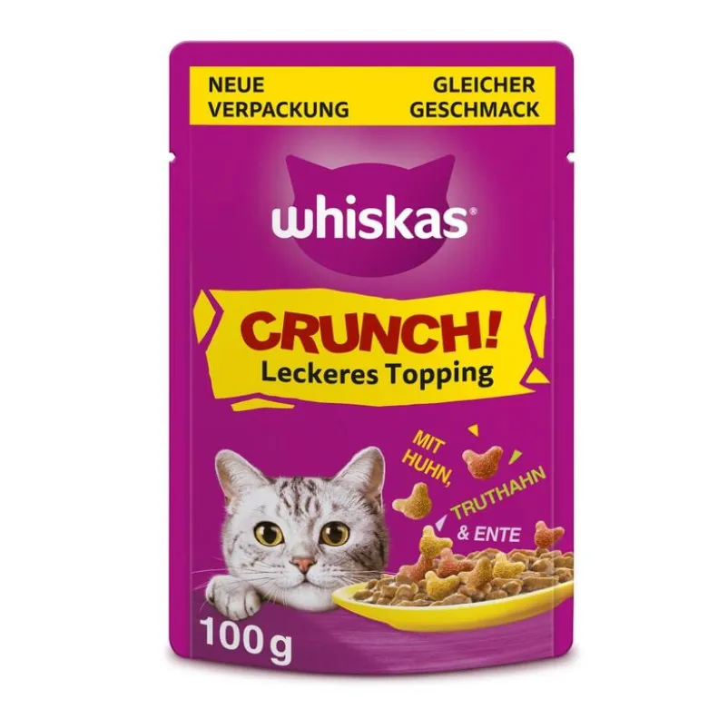 Whiskas Crunch med kylling, kalkun & and