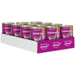 Whiskas 1+ dåser 24 x 400 g