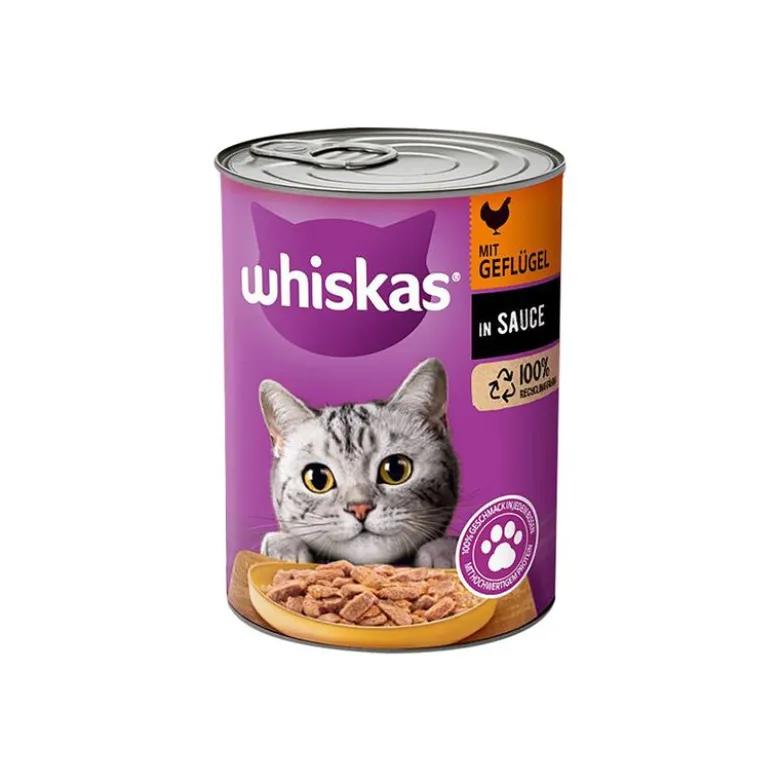 Whiskas 1+ dåser 12 x 400 g