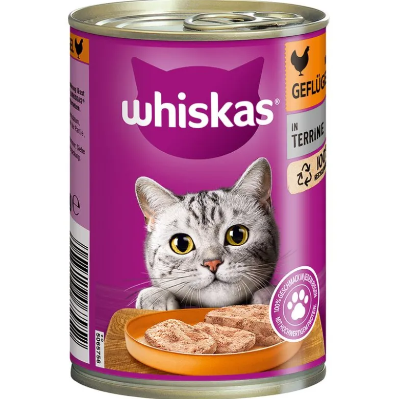 Whiskas 1+ dåser 12 x 400 g