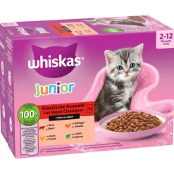 Whiskas Junior i portionspose 24 x 85 g