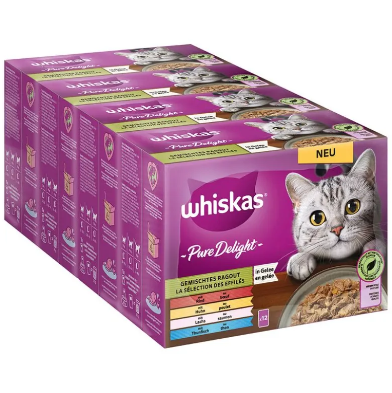 Whiskas Pure Delight portionsposer 48 x 85 g