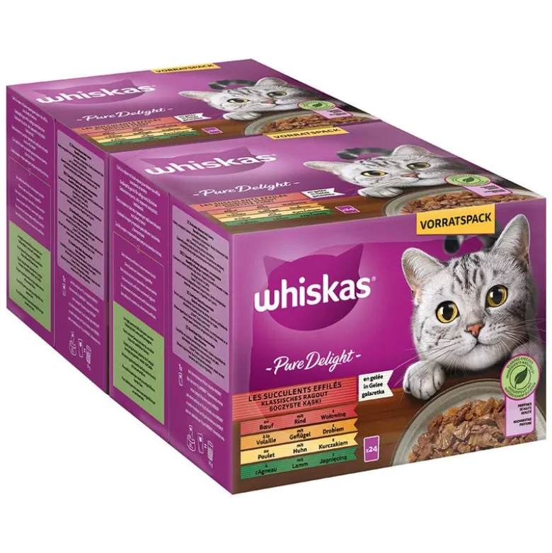 Whiskas Pure Delight portionsposer 48 x 85 g