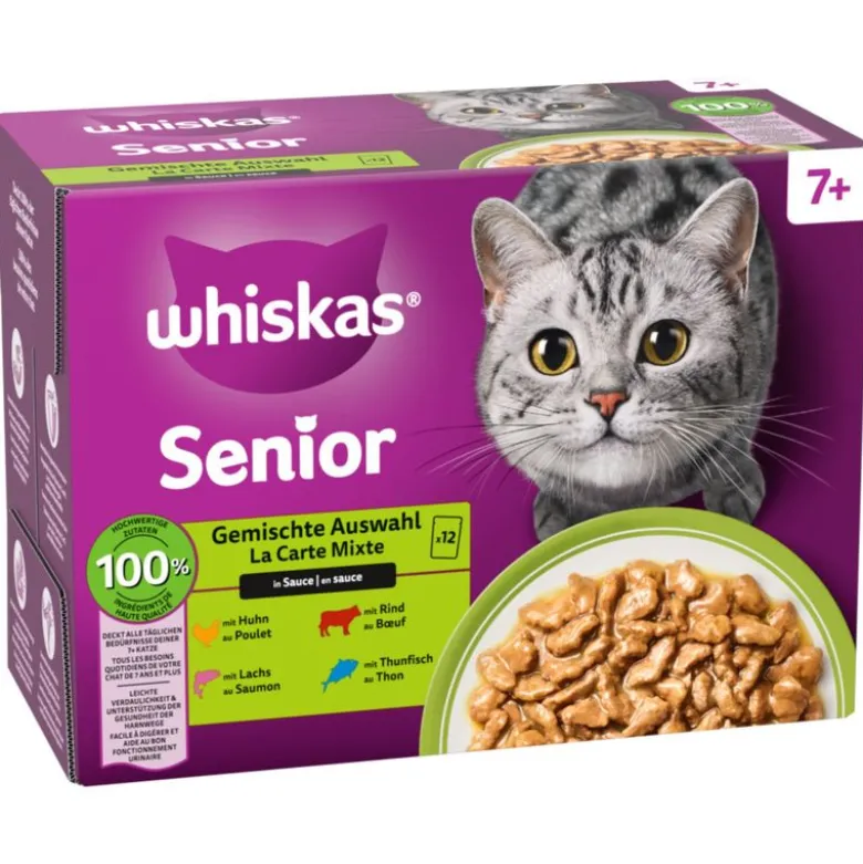 Whiskas Senior portionsposer 12 x 85 g