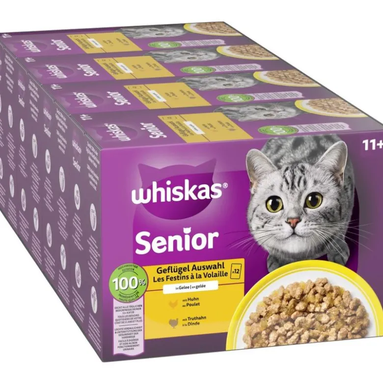 Whiskas Senior portionsposer 12 x 85 g