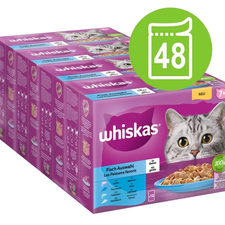 Whiskas Senior portionsposer 48 x 85 g