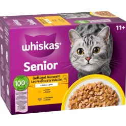 Whiskas Senior portionsposer 48 x 85 g