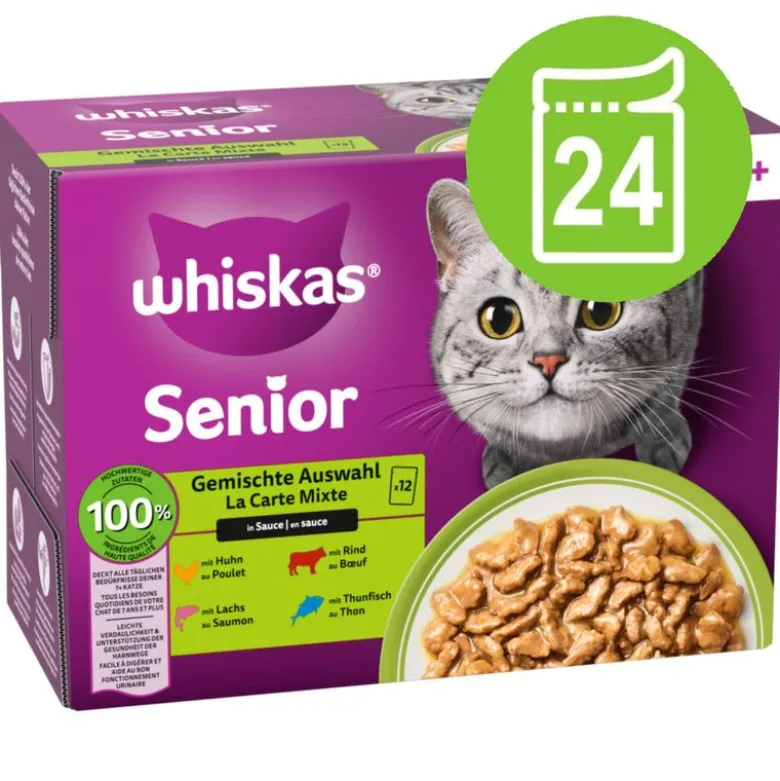 Whiskas 7+ Senior 24 x 85 g