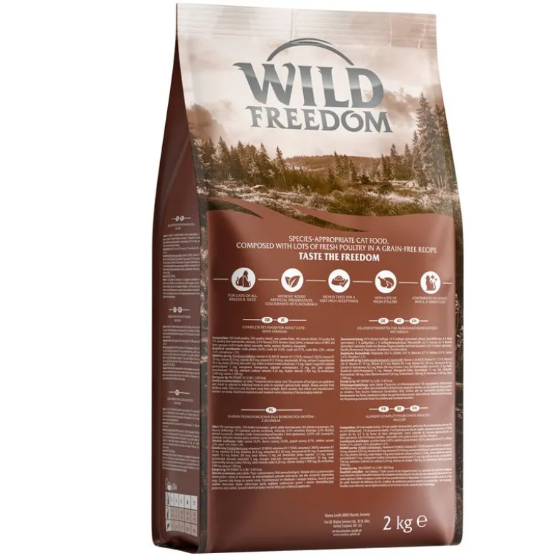 Wild Freedom Adult "Deep Forest" med hjort - kornfri opskrift