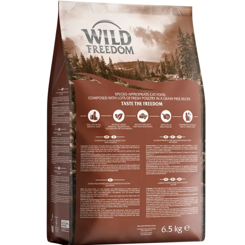 Wild Freedom Adult "Deep Forest" med hjort - kornfri opskrift