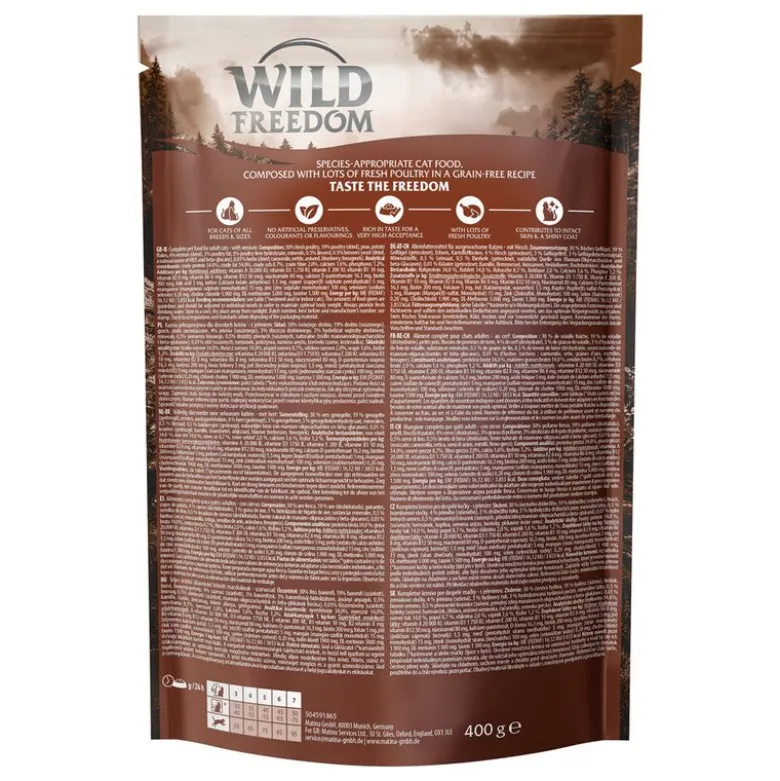 Wild Freedom Adult "Deep Forest" med hjort - kornfri opskrift