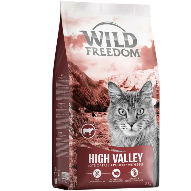 Wild Freedom Adult "High Valley" med oksekød - kornfri opskrift