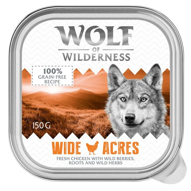 Wolf of Wilderness Adult - Single Protein 6 x 150 g bakke