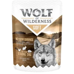 Wolf of Wilderness Adult - Soft & Strong 6 x 300 g - Blandet pakke