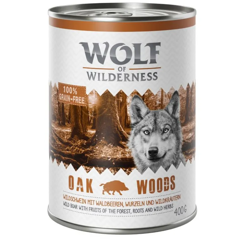 Wolf of Wilderness Adult - Soft & Strong 6 x 300 g - Blandet pakke