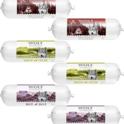 Wolf of Wilderness Adult - Soft & Strong 6 x 300 g - Blandet pakke